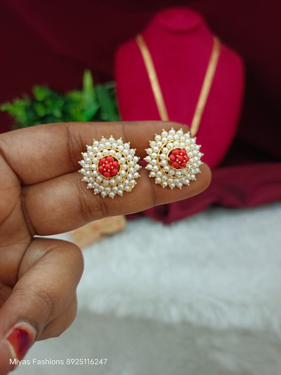 IMG_20260513_102003.jpg Pavalam Earrings - Image 1